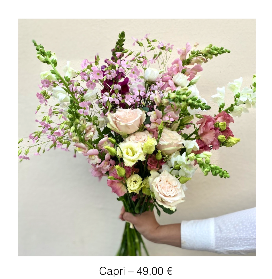 Bouquet Capri MAISON EHR - Livraison de vos bouquet de fleurs à Paris